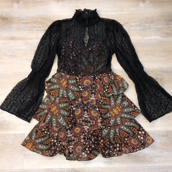 BCBGeneration Floral Ruched Mini Dress - Picture 3 of 13